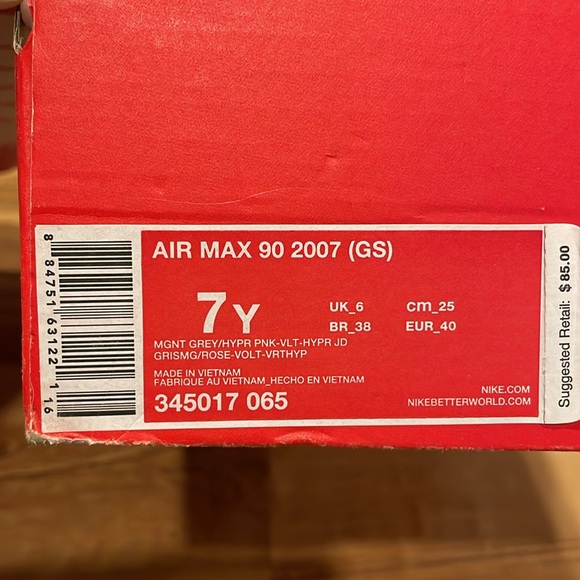 Brand new Nike air max 90 2007 7Y ~8 - Picture 7 of 11